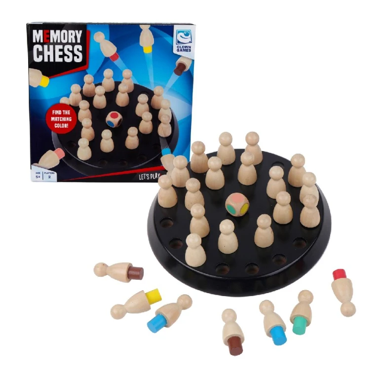 Clown Games Memory Chess Bordspel - 1 stuk