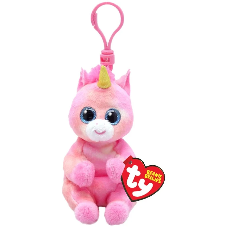 TY Beanie Bellies Clip Skylar Eenhoorn Knuffel 10 cm - 1 stuk