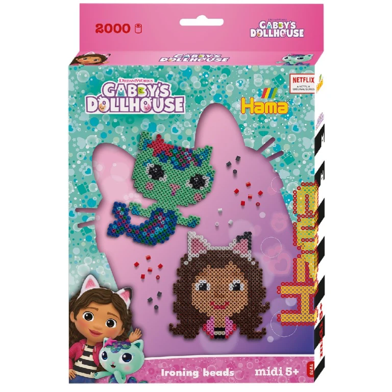 HAMA Gabby's Dollhouse Strijkkralenset - Multicolor - 1 stuk