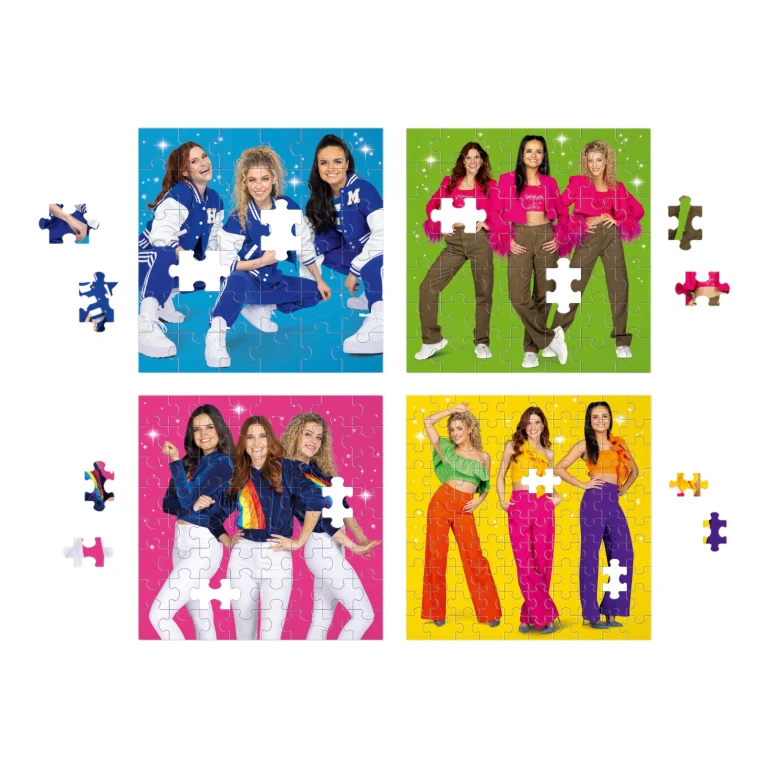 K3 Puzzelset met 4 puzzels