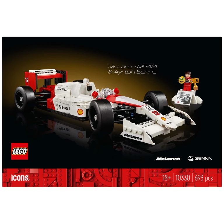 Lego Icons McLaren F1 Ayrton Senna Bouwset - 1 stuk
