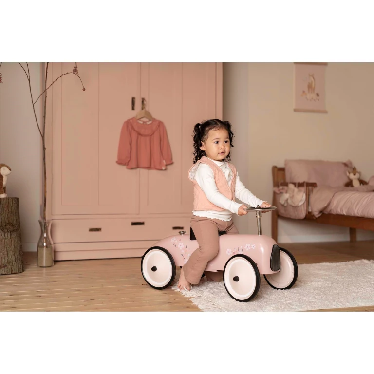 Little Dutch Retro Loopauto Roze - 1 stuk