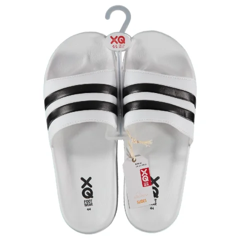 XQ Men Badslipper Sauna White/Black 40-45