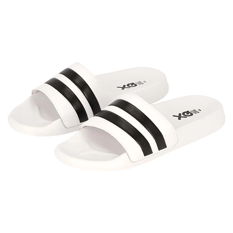 XQ Badslippers Heren Sauna Wit/Zwart - 1 stuk