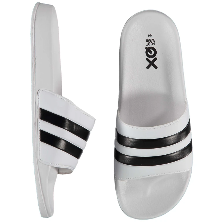 XQ Badslippers Heren Sauna Wit/Zwart - 1 stuk