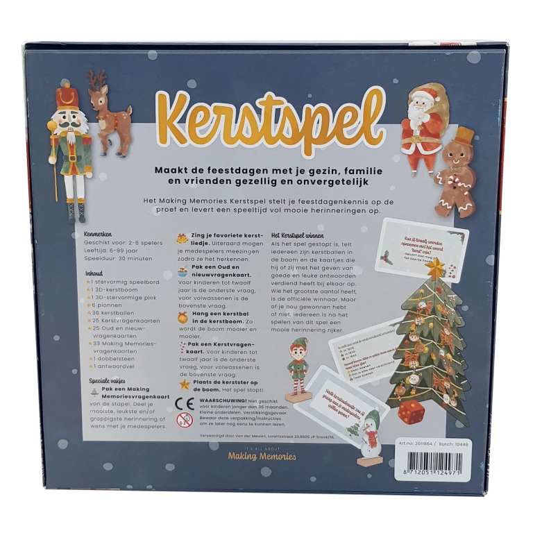 Gezelschapsspel Kerstspel - 1 stuk