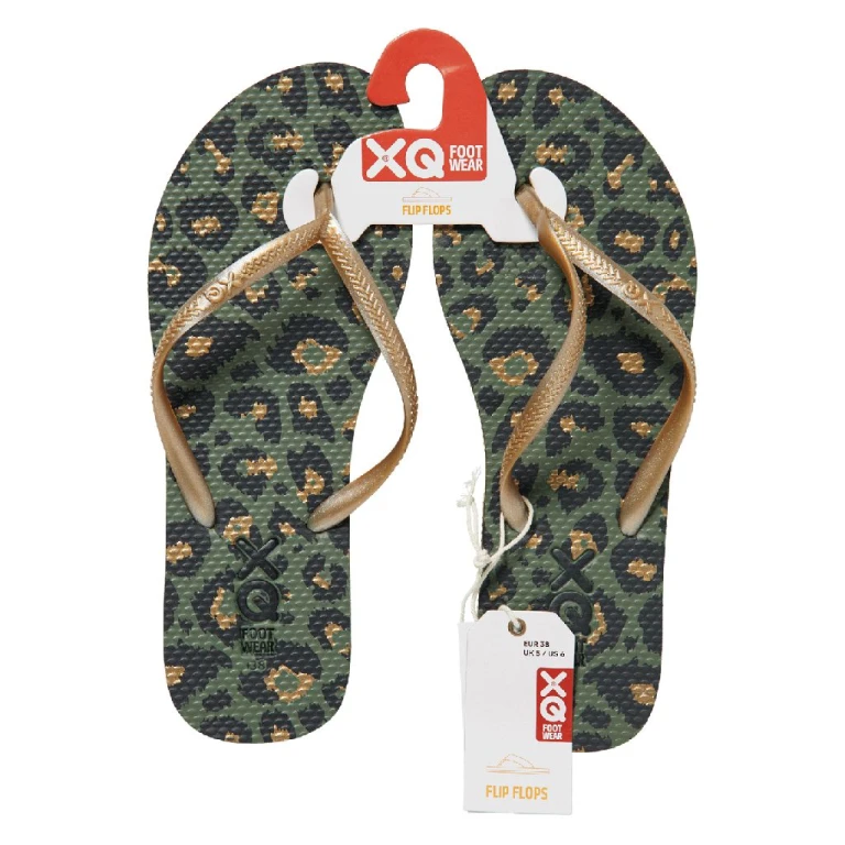XQ Dames Teenslippers Army Green - 1 stuk