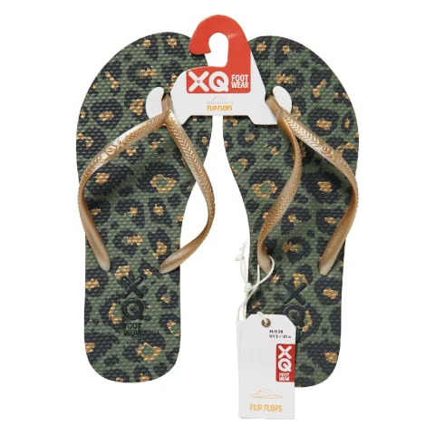 XQ Ladies Teenslippers Army Green 36-41