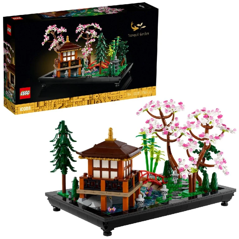 LEGO Icons Rustgevende Tuin Bouwset - 1 stuk