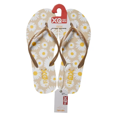 XQ Ladies Teenslippers Sand 36-41