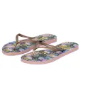 XQ Ladies Teenslippers Flowers Multi Color 36-41