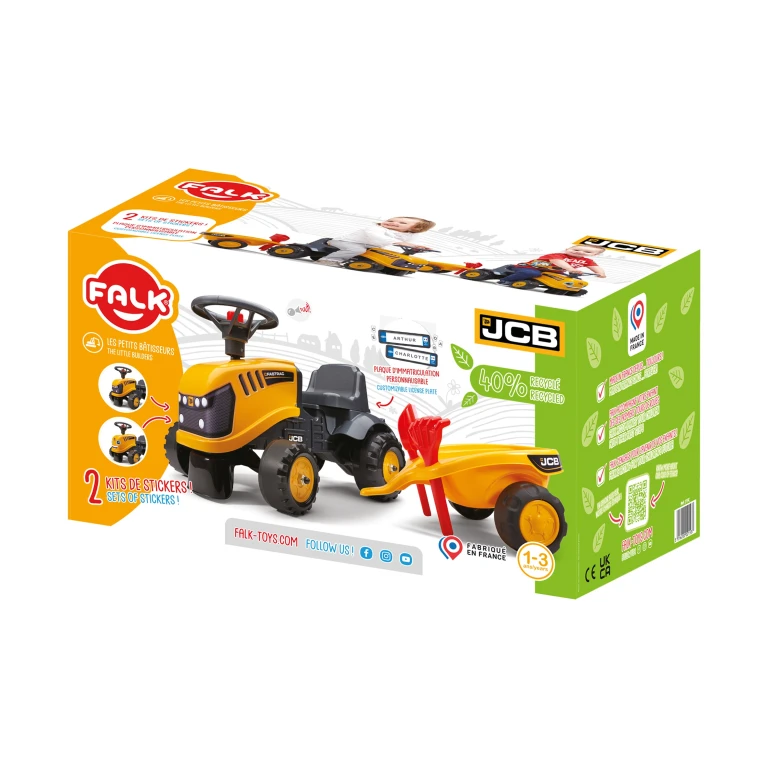 Falk JCB Looptractor Set Geel vanaf 1 jaar