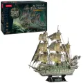 CubicFun 3D Puzzel Flying Dutchman LED - 1 stuk