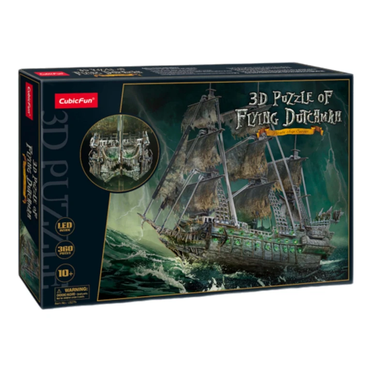 CubicFun 3D Puzzel Flying Dutchman LED - 1 stuk