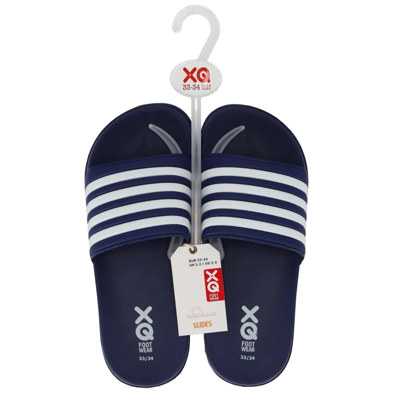XQ Kids Badslippers Sauna Kobalt Maat 32-36 - 1 stuk