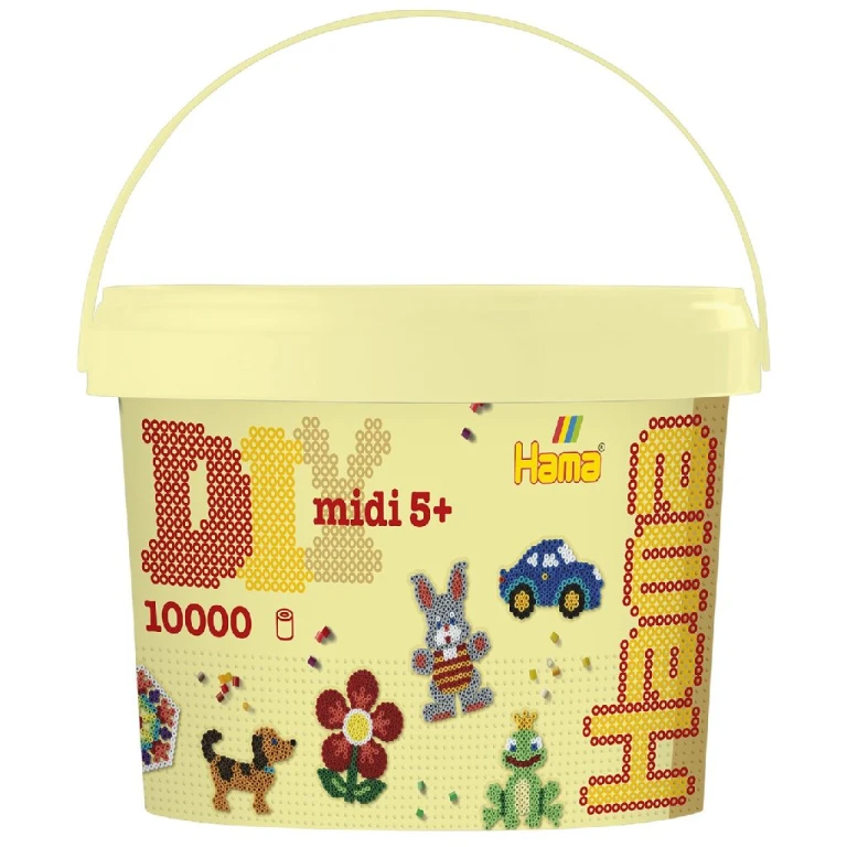 Hama Strijkkralenset Bucket met 10.000 kralen, 1 stuk