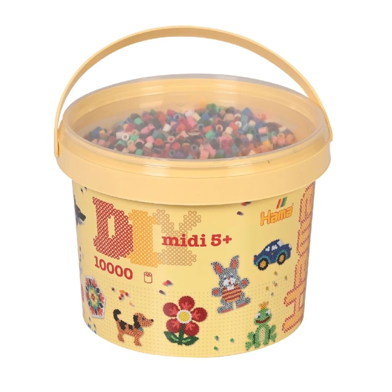 Hama Strijkkralen Set Bucket - 10.000 kralen - 1 stuk