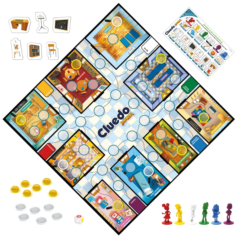 Cluedo Junior Bordspel - 1 stuk
