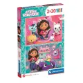 Clementoni Gabby's Dollhouse Puzzel set van 2x20 stukjes