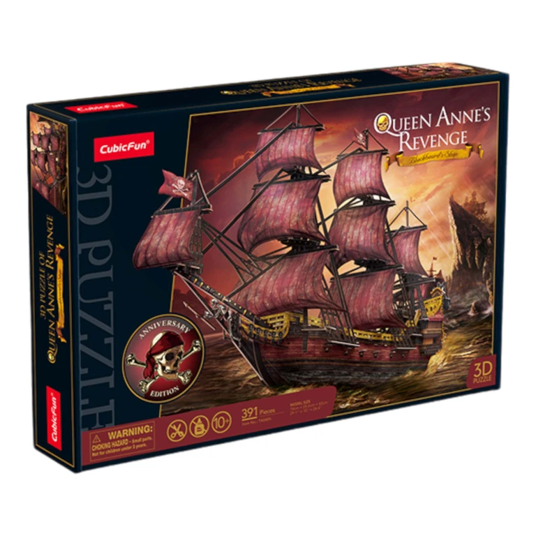 Cubic Fun 3D Puzzel Queen Anne's Revenge Special Edition 1 stuk