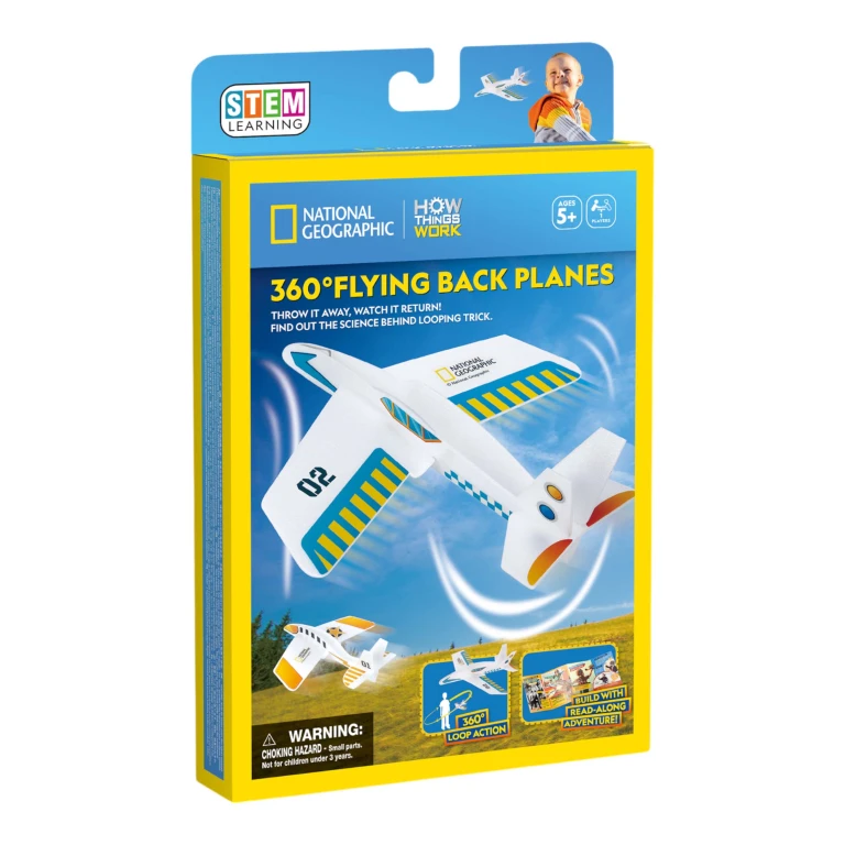 Cubic Fun 3D Puzzel Flying Back Plane STEM