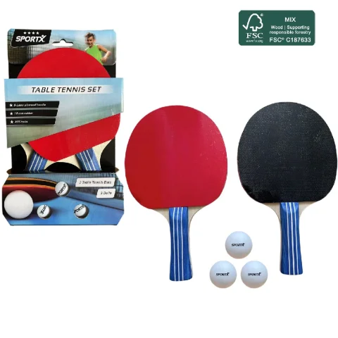 SportX Tafeltennisset incl. ballen 4 ster FSC