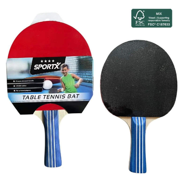SportX Tafeltennisbat 4 Ster FSC Hout 1 stuk