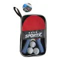 SportX Tafeltennisset+ballen in tas 4 ster FSC