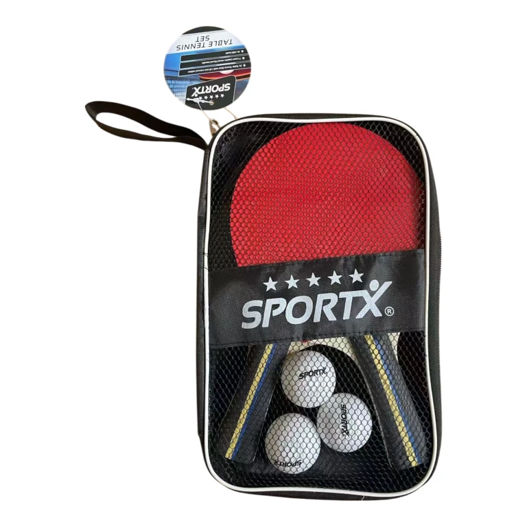 SportX Tafeltennisset 5 ster FSC met tas en 3 ballen