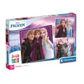 Clementoni Frozen Puzzelset - set van 3 puzzels van 48 stukjes