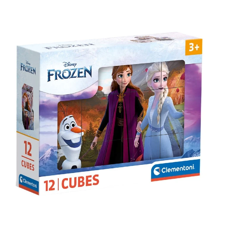 Clementoni Frozen Blokpuzzel - 1 stuk (12 stuks)