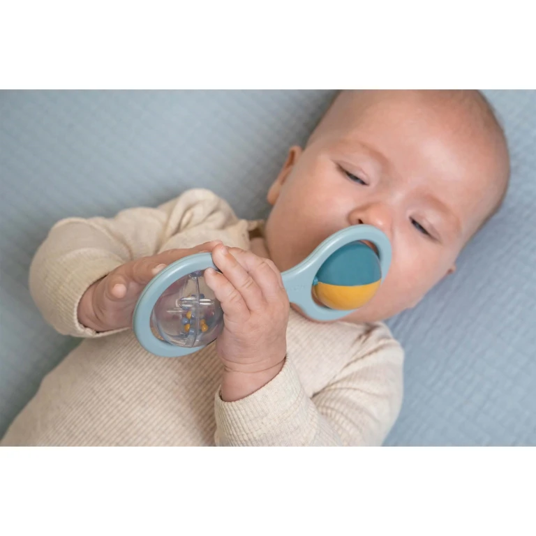 Little Dutch Bal Rammelaar Blauw - 1 stuk