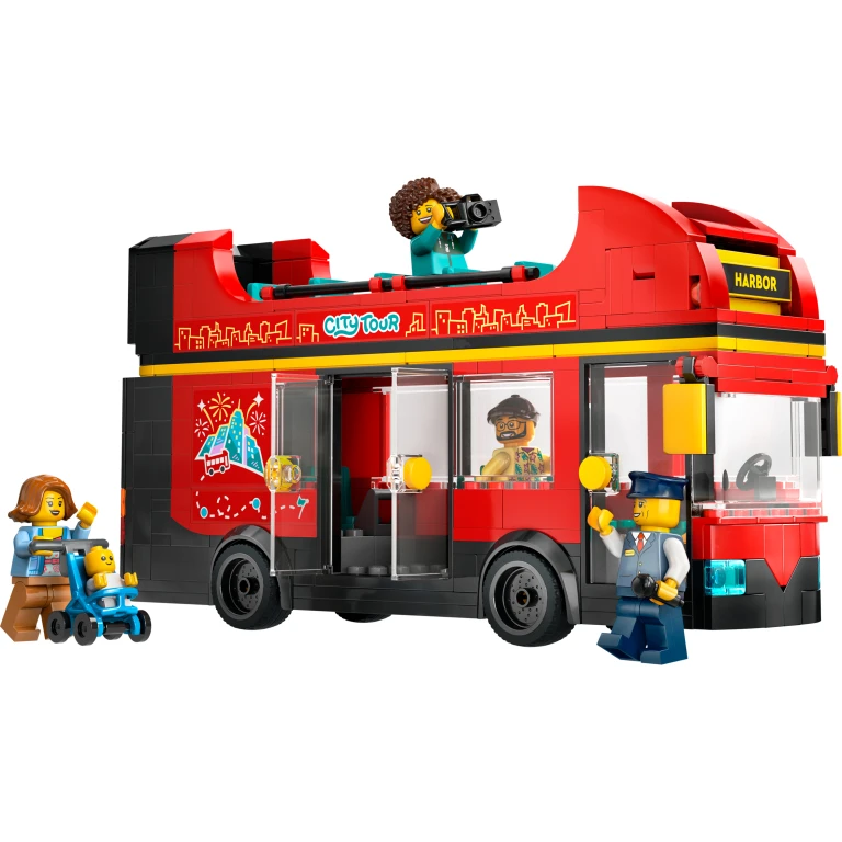 LEGO City Rode Dubbeldekker Bouwset Great Vehicles - 1 stuk