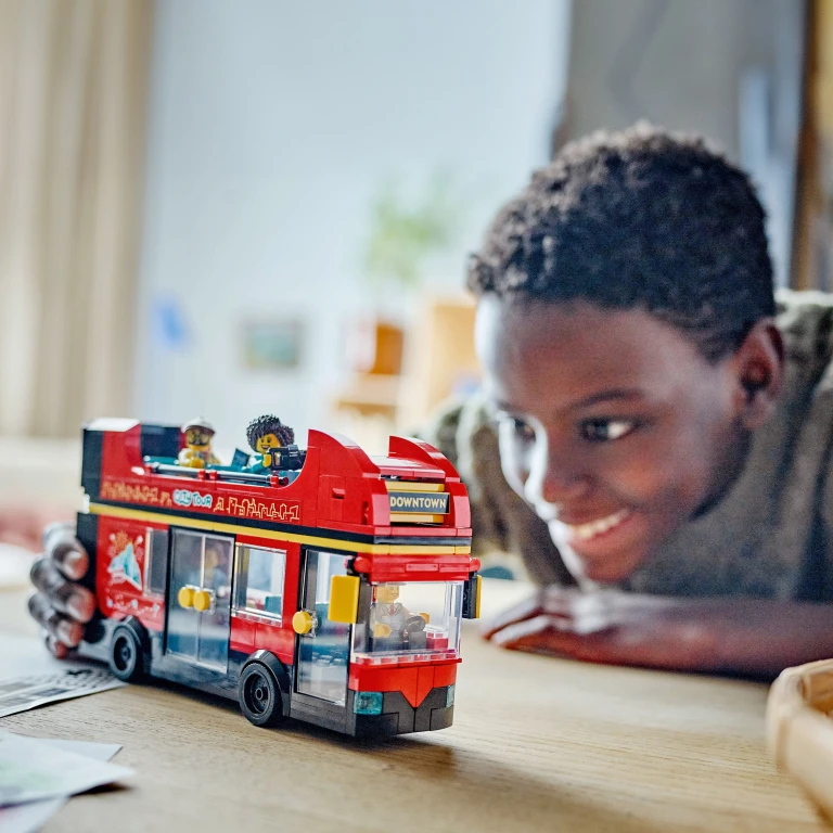 LEGO City Rode Dubbeldekker Bouwset Great Vehicles - 1 stuk