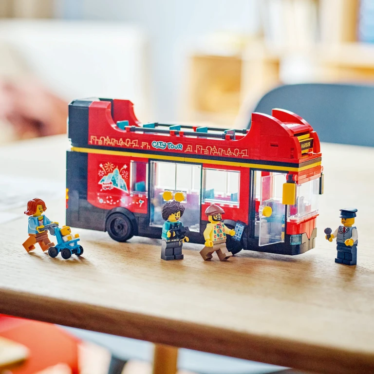 LEGO City Rode Dubbeldekker Bouwset Great Vehicles - 1 stuk