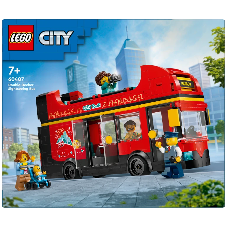 LEGO City Rode Dubbeldekker Bouwset Great Vehicles - 1 stuk