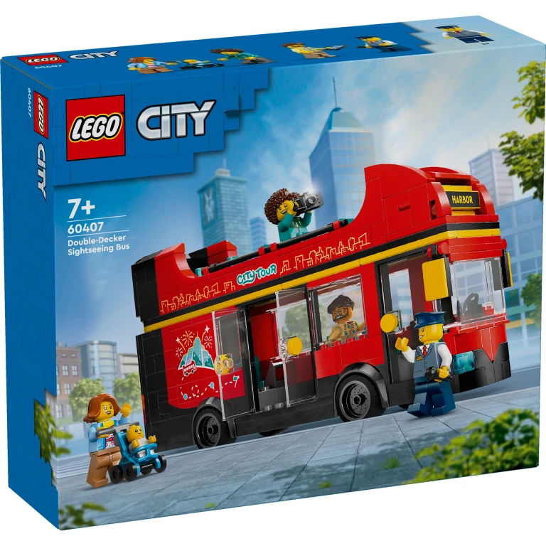 LEGO City Rode Dubbeldekker Bouwset Great Vehicles - 1 stuk