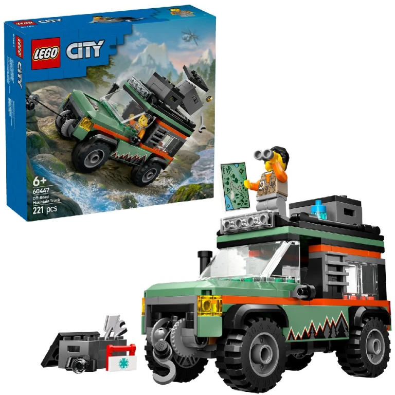 Lego City Great Vehicles 4x4 Bergen Terreinwagen - 1 stuk