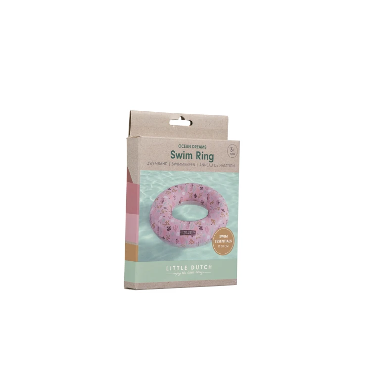 Little Dutch Zwemring Ocean Dreams Roze 50cm