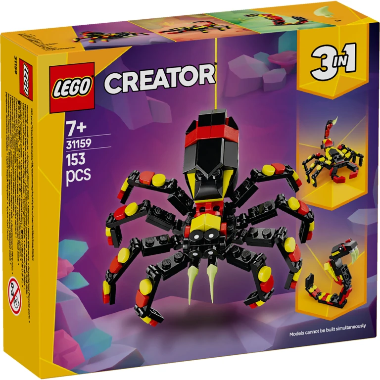 Lego Creator 3-in-1 Wilde Dieren Spannende Spin - 1 stuk