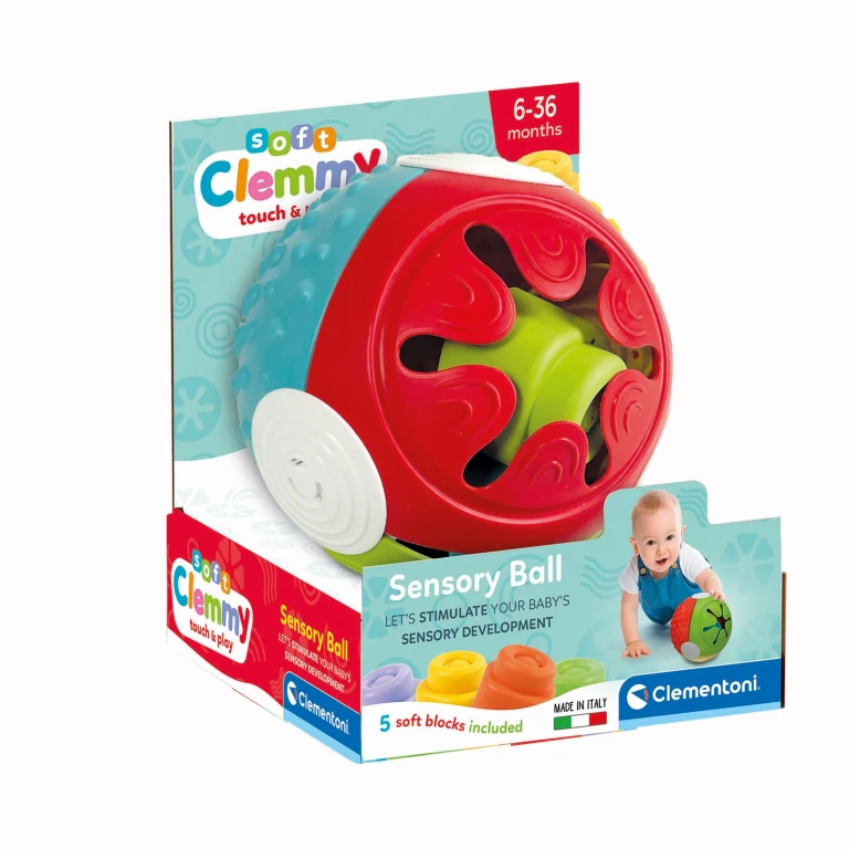 Clementoni Sensorische Bal met Blokken, 1 stuk