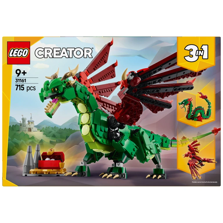 LEGO Creator 3-in-1 Middeleeuwse Draak - 1 stuk