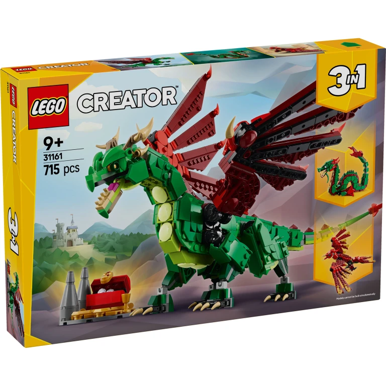 LEGO Creator 3-in-1 Middeleeuwse Draak - 1 stuk