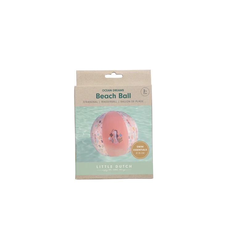Little Dutch Strandbal Ocean Dreams Roze 35cm - 1 stuk