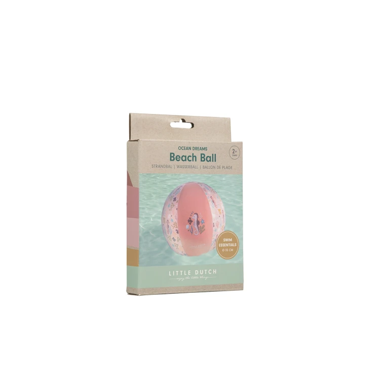 Little Dutch Strandbal Ocean Dreams Roze 35cm - 1 stuk