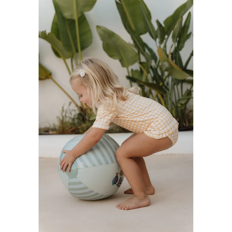 Little Dutch Strandbal Fresh Greens Groen 35cm - 1 stuk