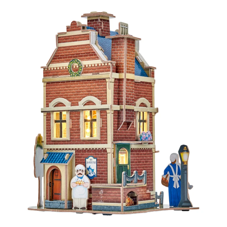 Cubic Fun 3D Puzzel Hollandse Bakkerij met LED