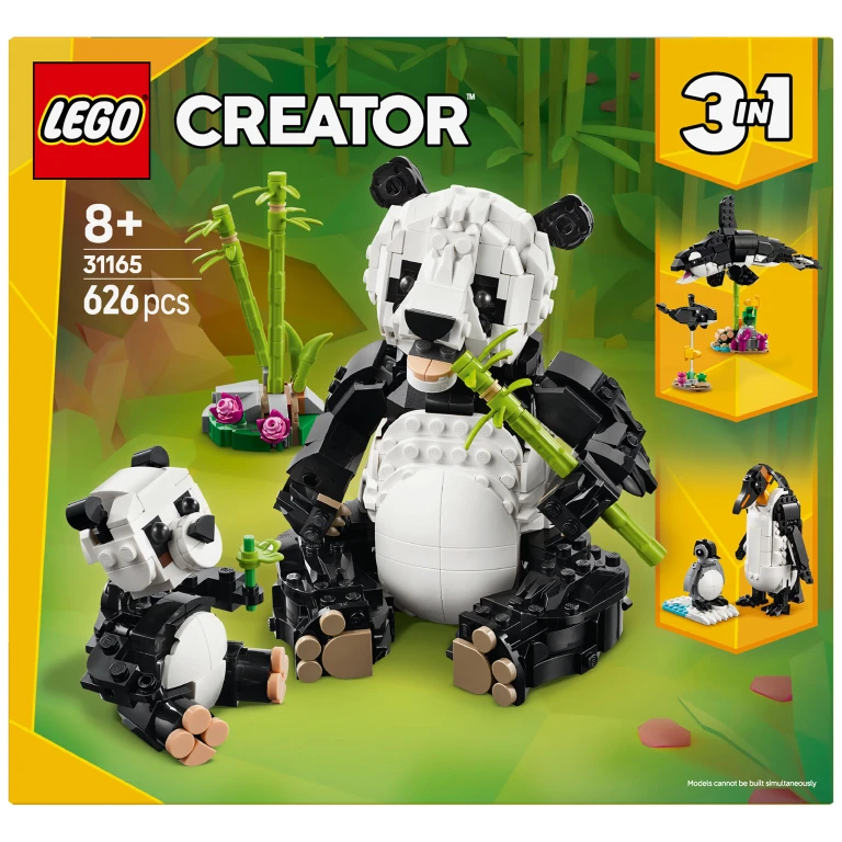 Lego Creator 3-in-1 Wilde Dieren Pandafamilie Bouwset - 626 onderdelen
