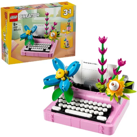 Lego 31169 Creator Typemachine Met Bloemen