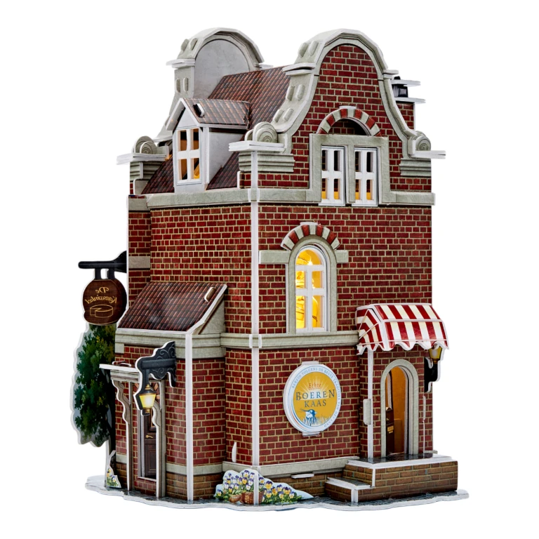 Cubic Fun 3D Puzzel Hollandse Kaaswinkel LED